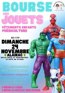 Bourse aux jouets - vêtements enfants - puériculture - Alairac