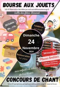 Bourse aux jouets et concours de chant enfants - Bizanet