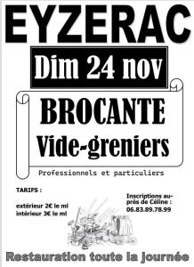 Brocante, Vide grenier - Eyzerac