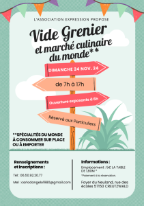 Vide grenier et marché culinaire du monde - Creutzwald