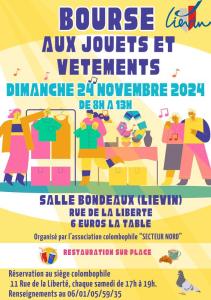 Bourse aux jouets et vêtements - Liévin