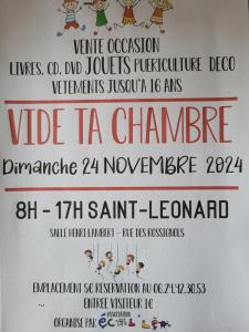 Vide ta chambre - Saint-Léonard