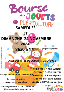 Bourse aux jouets, vêtements et puériculture - Domart-sur-la-Luce