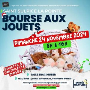 Bourse aux jouets - puériculture - Saint-Sulpice-la-Pointe