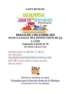 Bourse aux jouets et puériculture - Saint-Bénigne