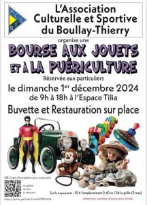 Bourse aux jouets et à la puériculture - Le Boullay-Thierry