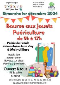 Bourse aux jouets et puériculture - Mainvilliers