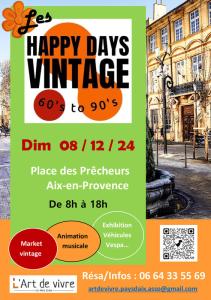 Festival Happy Days Vintage Années 60 à 90 - Aix-en-Provence