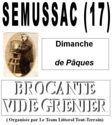 Brocante, Vide grenier - Semussac