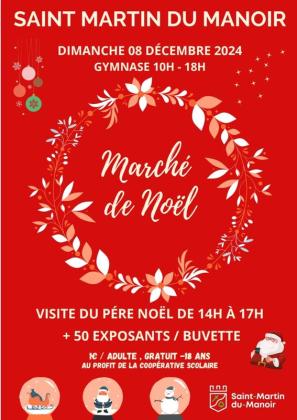 Marché de noël - Saint-Martin-du-Manoir