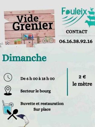 Brocante, Vide grenier - Fouleix