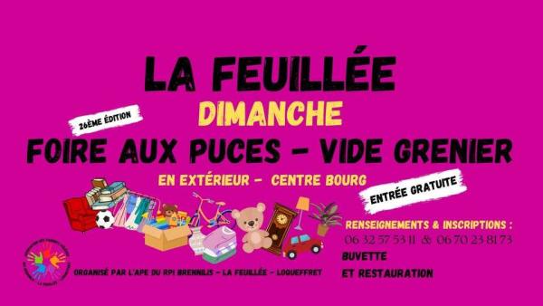 Foire Aux Puces de l'APE - 28ème édition - La Feuillée