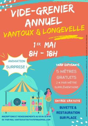 Vide Grenier annuel - Vantoux-et-Longevelle