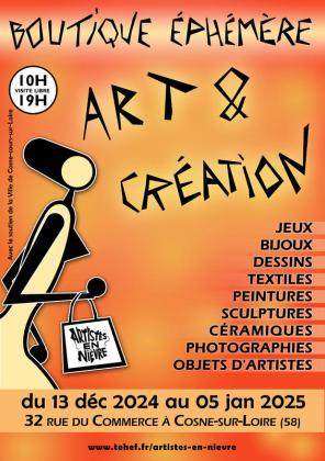 Boutique éphémère de noël art & création - Cosne-Cours-sur-Loire