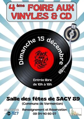 4ème foire aux vinyles de Sacy - Vermenton