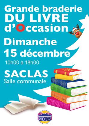 Grande braderie du livre d'occasion - Saclas