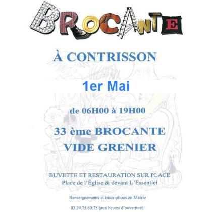 33eme Brocante, Vide grenier - Contrisson