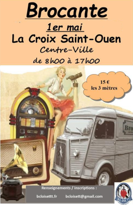 Brocante, Vide grenier - Lacroix-Saint-Ouen