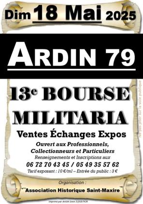 13ème bourse militaria - Ardin