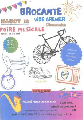 Brocante, Vide grenier - Baugy