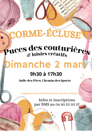 Puces des couturières et loisirs créatifs - Corme-Écluse