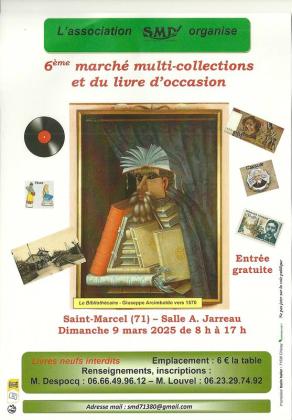 6ème marché multi collections et du livre d'occasion - Saint-Marcel