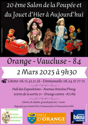 Salon de la poupée et du jouet d'hier à aujourd'hui - Orange