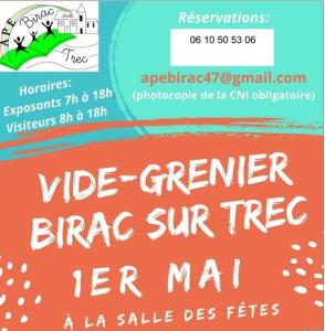 Vide-greniers - Birac-sur-Trec