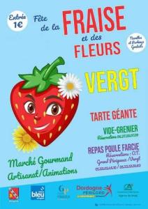 Vide grenier - fête de la fraise - Vergt