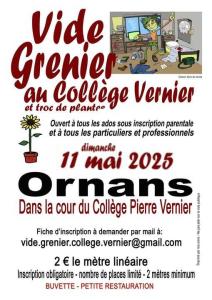 Vide-grenier au Collège Vernier - Ornans