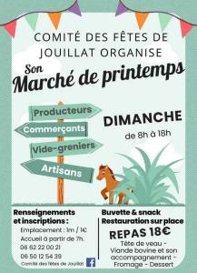 Marché de printemps - Jouillat