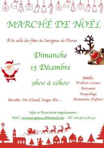 Marché de noël - Savignac-de-Duras