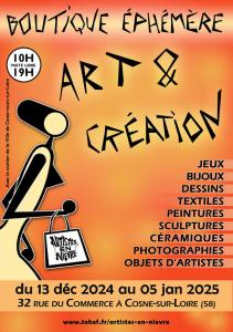 Boutique éphémère de noël art & création - Cosne-Cours-sur-Loire