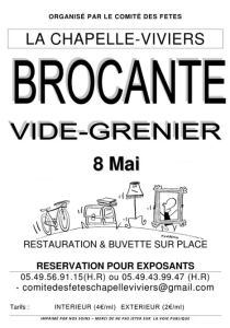 Brocante, Vide grenier - Chapelle-Viviers