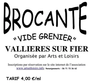 Brocante, Vide grenier - Vallières-sur-Fier