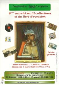 6ème marché multi collections et du livre d'occasion - Saint-Marcel