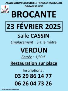 Brocante, Vide grenier - Verdun