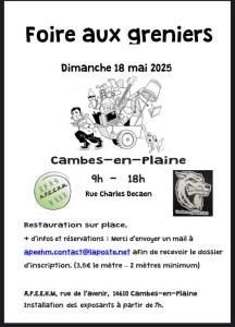 Vide-greniers - Cambes-en-Plaine