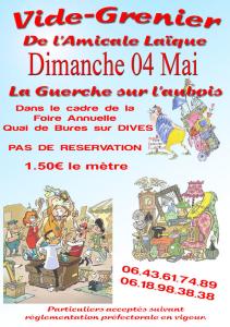 Brocante, Vide grenier - La Guerche-sur-l'Aubois