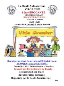 Brocante, Vide grenier - Aulnois-sous-Laon