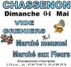 Vide greniers, marché aux fleurs, plantes - Chassenon