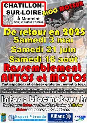 Bourse de pièces autos, motos et mécaniques - Châtillon-sur-Loire