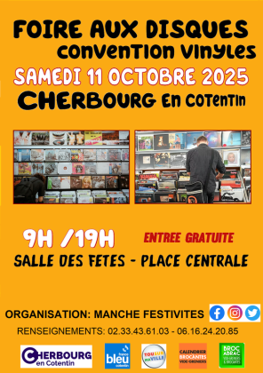 Foire aux disques - convention salon du vinyle - Cherbourg-en-Cotentin