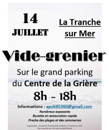 Grand Vide greniers - La Tranche-sur-Mer