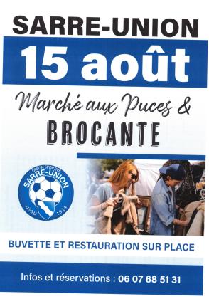 Marche aux puces- brocante - Sarre-Union