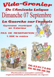 Brocante, Vide grenier - La Guerche-sur-l'Aubois