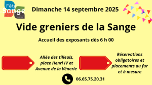 Vide-greniers de la sange - Sully-sur-Loire