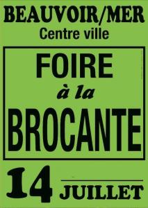 Foire a la brocante - Beauvoir-sur-Mer