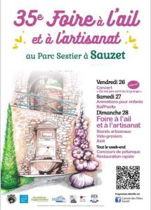 Vide-grenier de la foire à l'ail - Sauzet