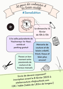 Les puces des couturières et des loisirs créatifs - Vaulnaveys-le-Haut